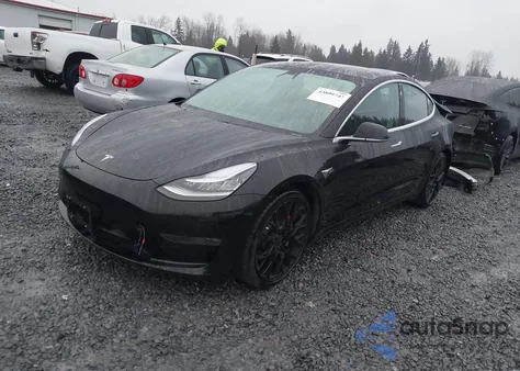 2020 Tesla Model 3 Performance Dual Motor All-Wheel Drive z USA, uszkodzony, nr VIN 5YJ3E1EC3LF623433